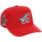 Anaheim Angels Mitchell & Ness MLB 'Era Flip' Heritage Series Pro Pinch - Red/Red