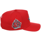 Anaheim Angels Mitchell & Ness MLB 'Era Flip' Heritage Series Pro Pinch - Red/Red