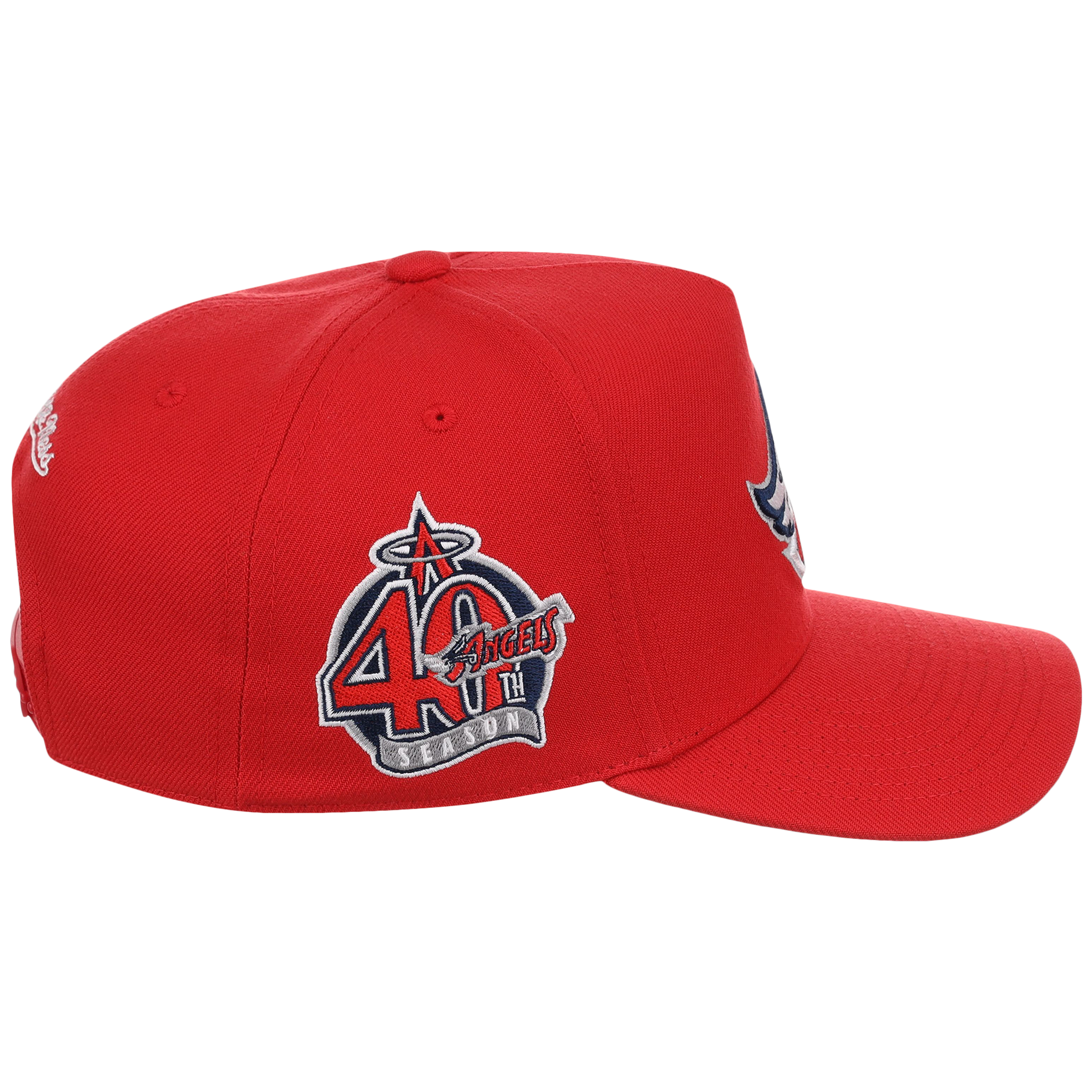 Anaheim Angels Mitchell & Ness MLB 'Era Flip' Heritage Series Pro Pinch - Red/Red