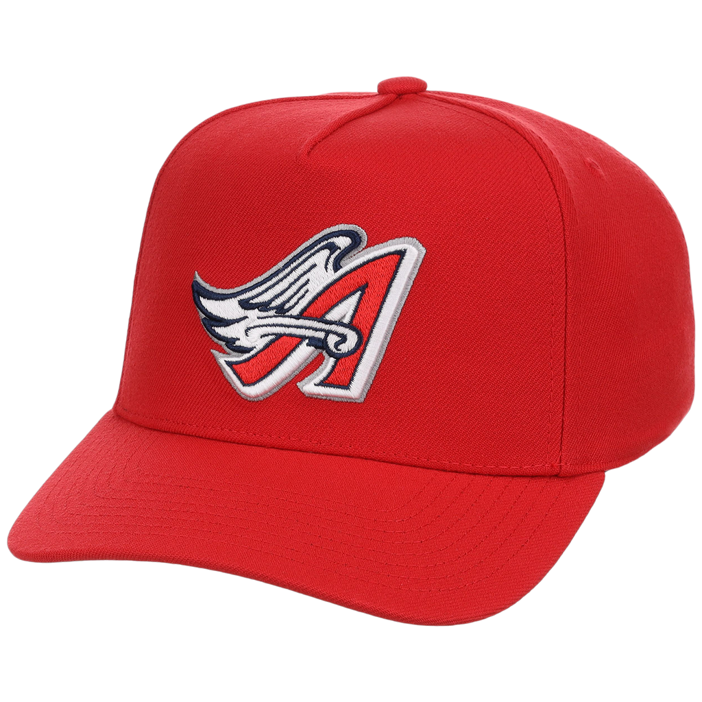 Anaheim Angels Mitchell & Ness MLB 'Era Flip' Heritage Series Pro Pinch - Red/Red