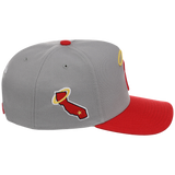 California Angels Mitchell & Ness MLB 'Era Flip' Heritage Series Pro Pinch - Gray/Red