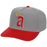 California Angels Mitchell & Ness MLB 'Era Flip' Heritage Series Pro Pinch - Gray/Red