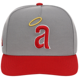 California Angels Mitchell & Ness MLB 'Era Flip' Heritage Series Pro Pinch - Gray/Red