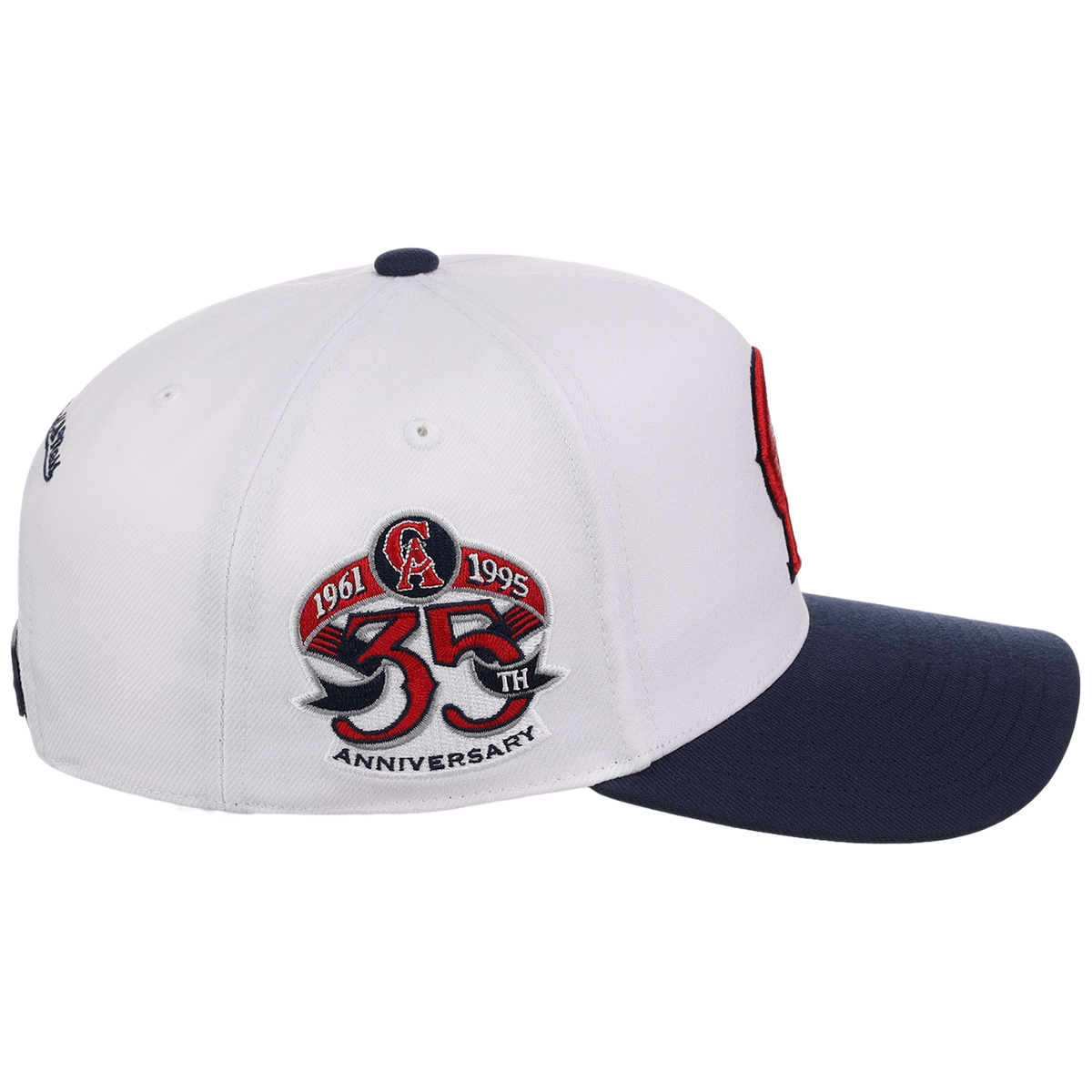 California Angels Mitchell & Ness MLB 'Era Flip' Heritage Series Pro Pinch - White/Navy