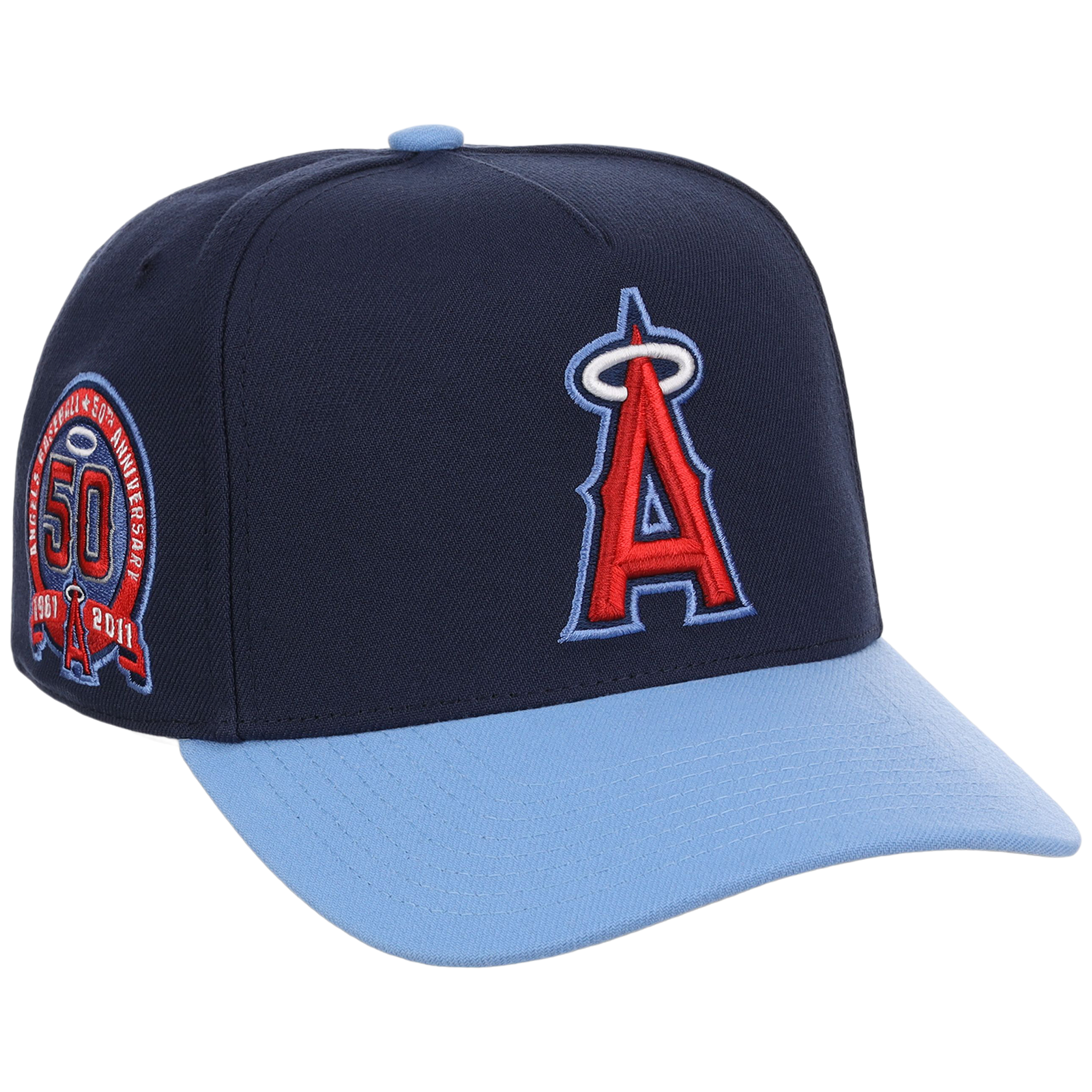 Anaheim Angels Mitchell & Ness MLB 'Era Flip' Heritage Series Pro Pinch - Navy/Sky