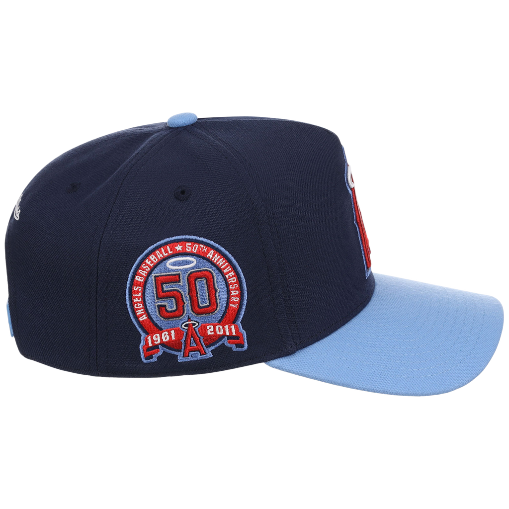 Anaheim Angels Mitchell & Ness MLB 'Era Flip' Heritage Series Pro Pinch - Navy/Sky