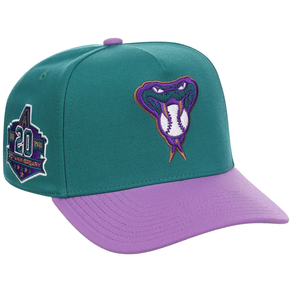 Arizona Diamondbacks Mitchell & Ness MLB 'Era Flip' Heritage Series Pro Pinch - Teal/Purple