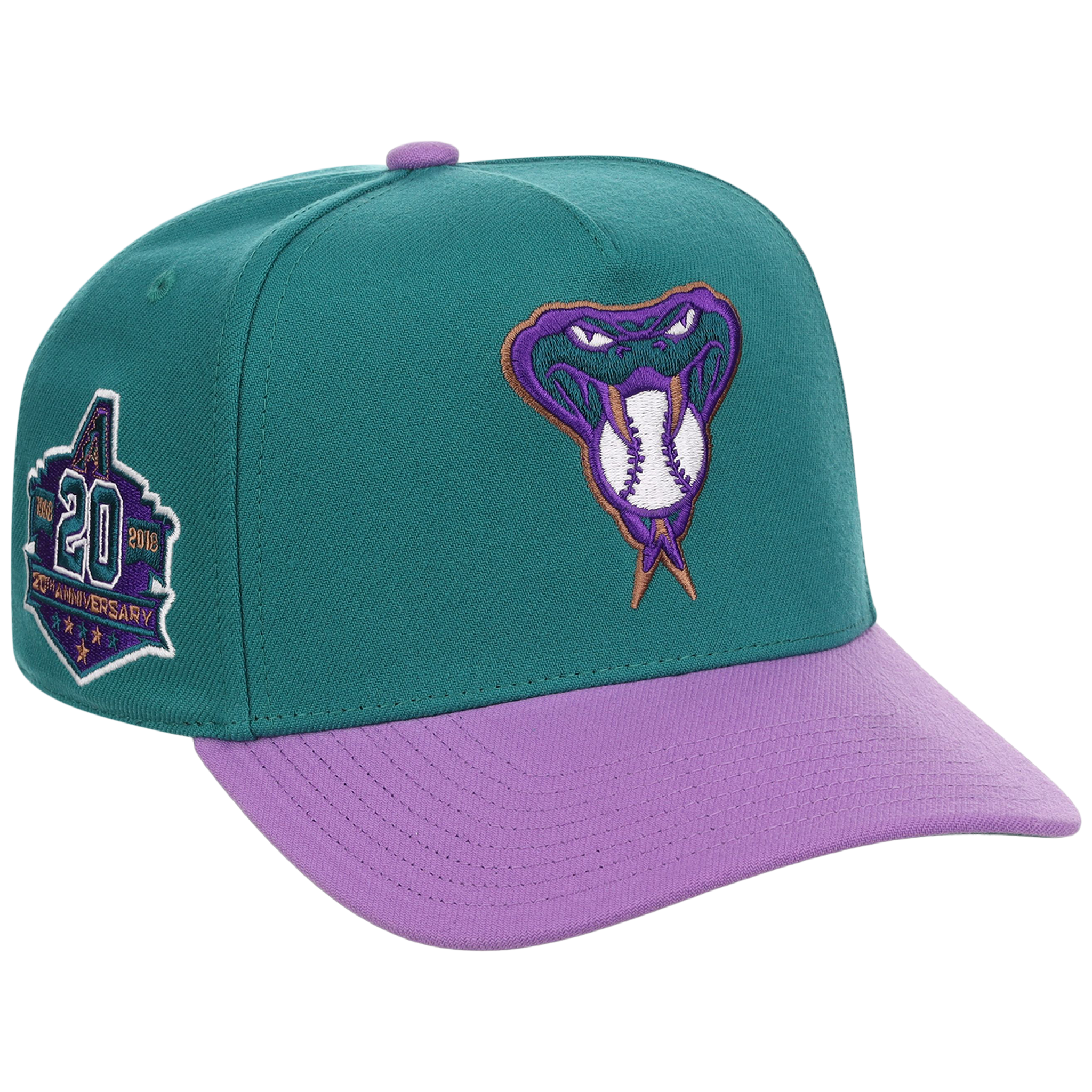 Arizona Diamondbacks Mitchell & Ness MLB 'Era Flip' Heritage Series Pro Pinch - Teal/Purple