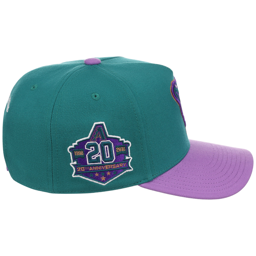 Arizona Diamondbacks Mitchell & Ness MLB 'Era Flip' Heritage Series Pro Pinch - Teal/Purple