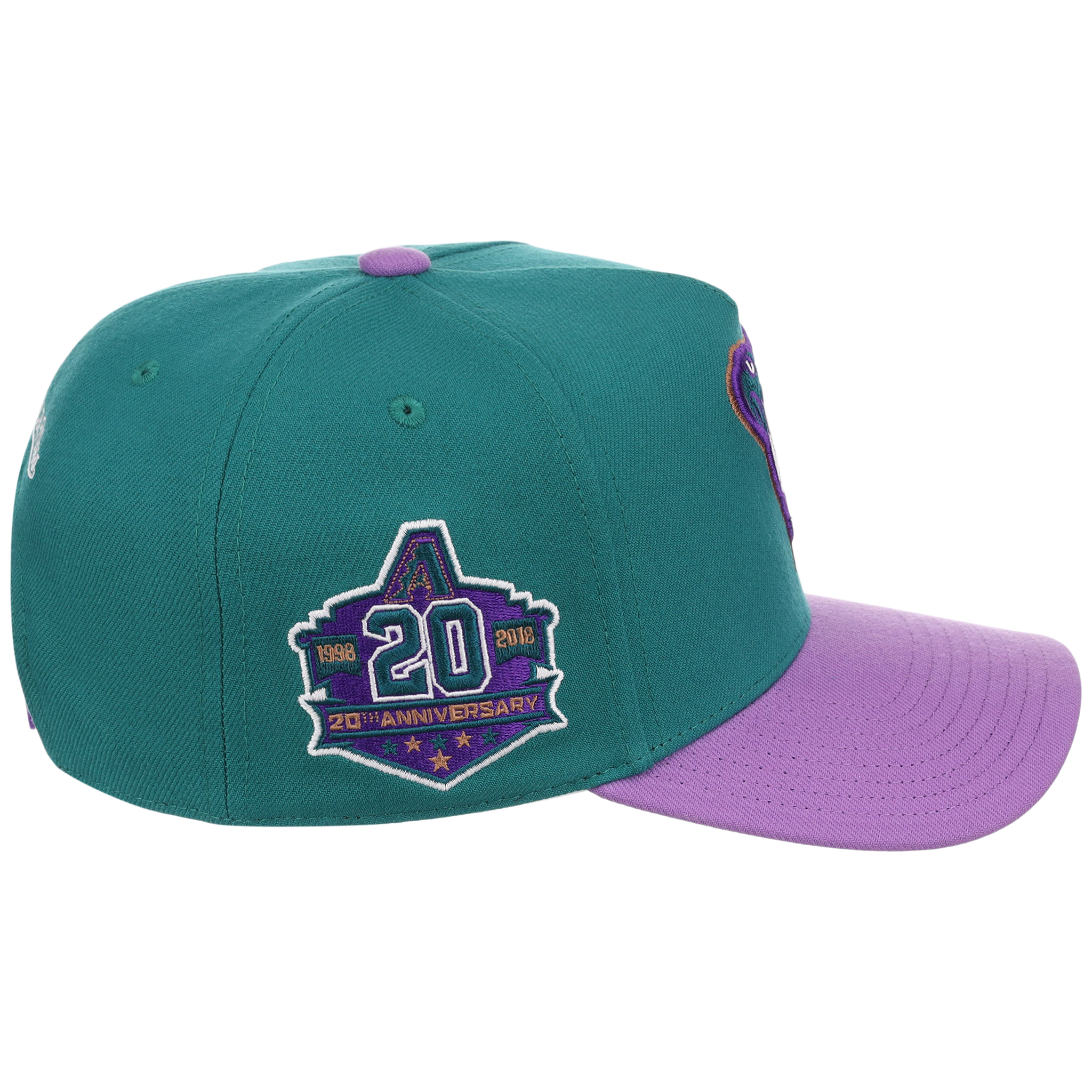 Arizona Diamondbacks Mitchell & Ness MLB 'Era Flip' Heritage Series Pro Pinch - Teal/Purple