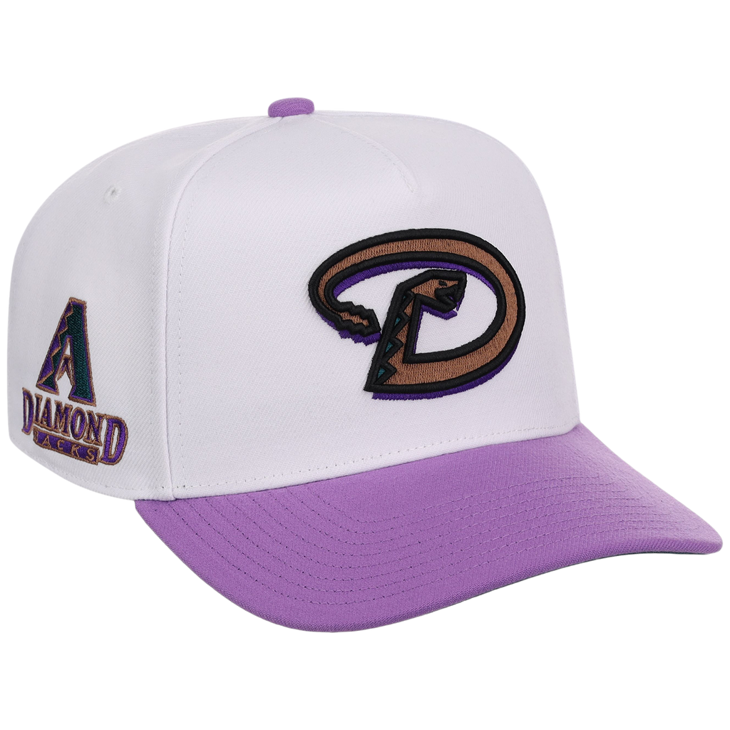 Arizona Diamondbacks Mitchell & Ness MLB 'Era Flip' Heritage Series Pro Pinch - White/Purple