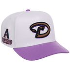 Arizona Diamondbacks Mitchell & Ness MLB 'Era Flip' Heritage Series Pro Pinch - White/Purple