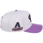 Arizona Diamondbacks Mitchell & Ness MLB 'Era Flip' Heritage Series Pro Pinch - White/Purple