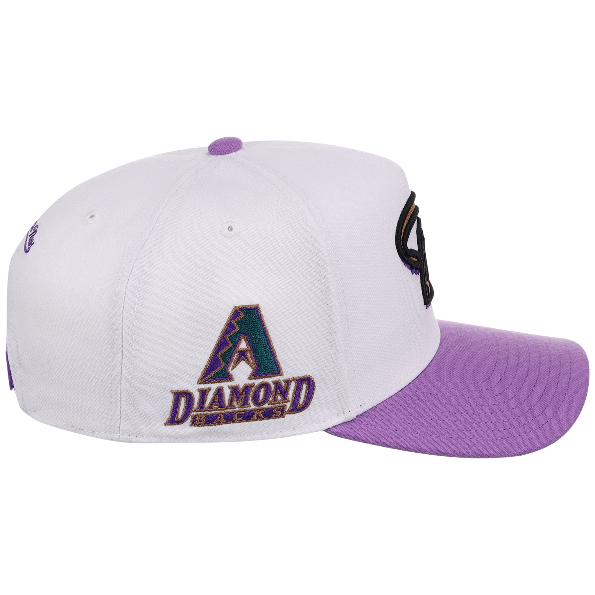 Arizona Diamondbacks Mitchell & Ness MLB 'Era Flip' Heritage Series Pro Pinch - White/Purple