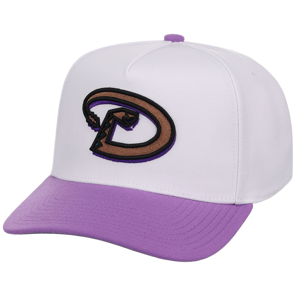 Arizona Diamondbacks Mitchell & Ness MLB 'Era Flip' Heritage Series Pro Pinch - White/Purple