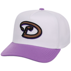 Arizona Diamondbacks Mitchell & Ness MLB 'Era Flip' Heritage Series Pro Pinch - White/Purple