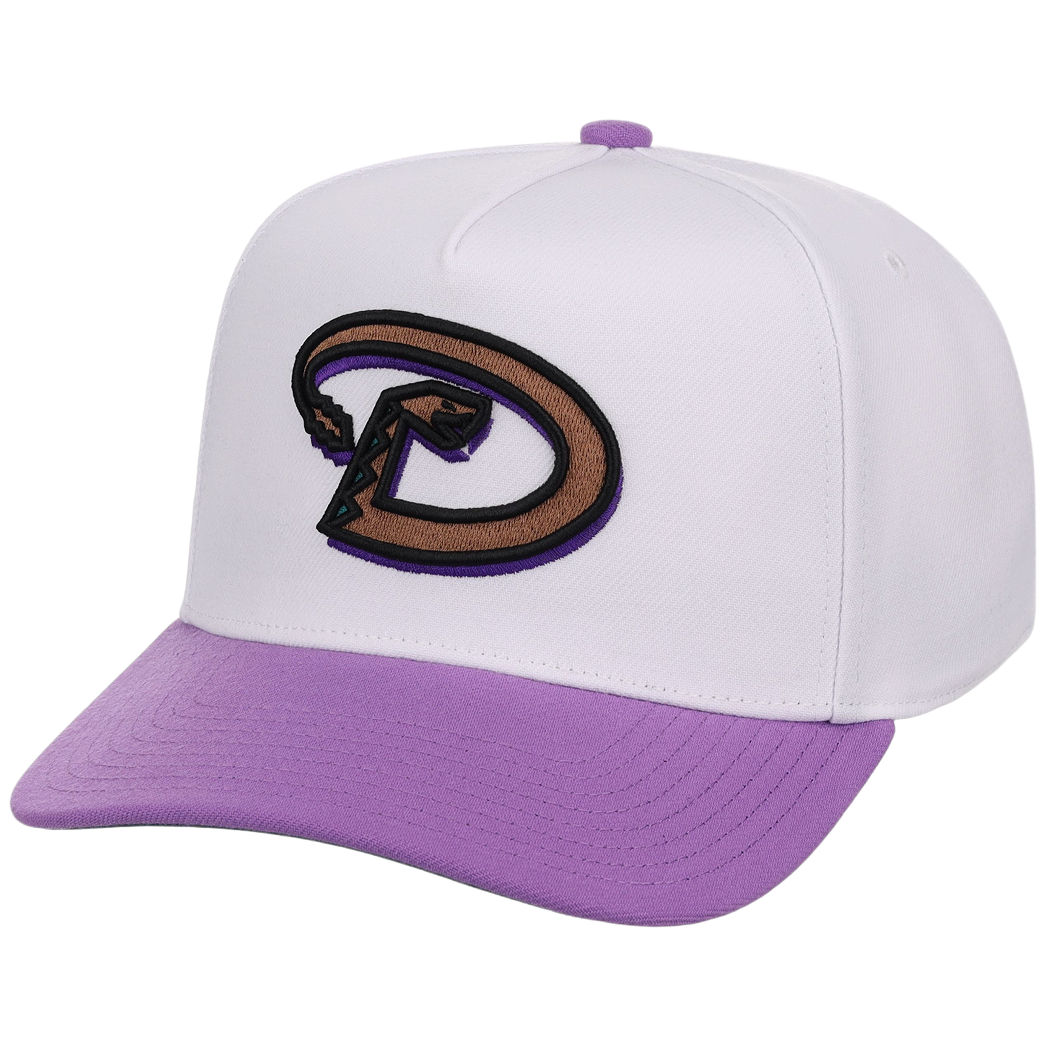 Arizona Diamondbacks Mitchell & Ness MLB 'Era Flip' Heritage Series Pro Pinch - White/Purple