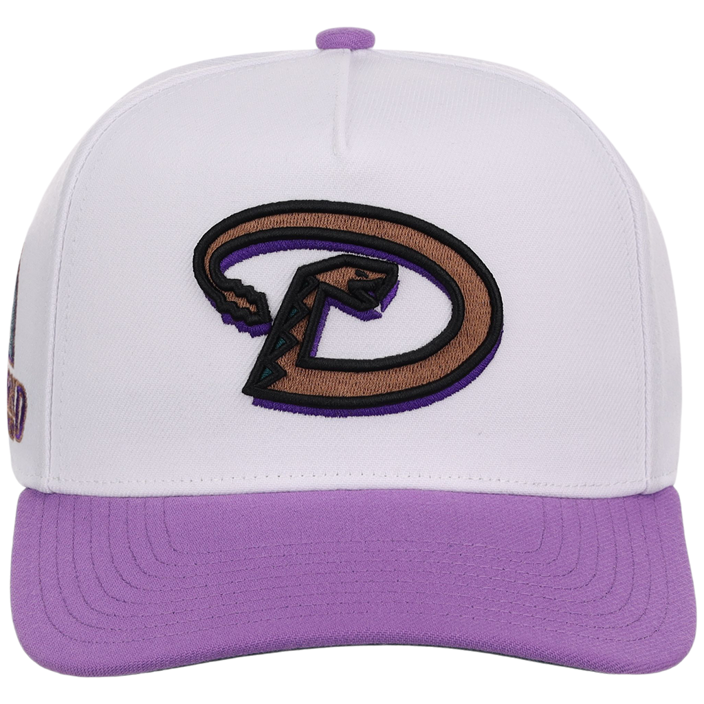 Arizona Diamondbacks Mitchell & Ness MLB 'Era Flip' Heritage Series Pro Pinch - White/Purple