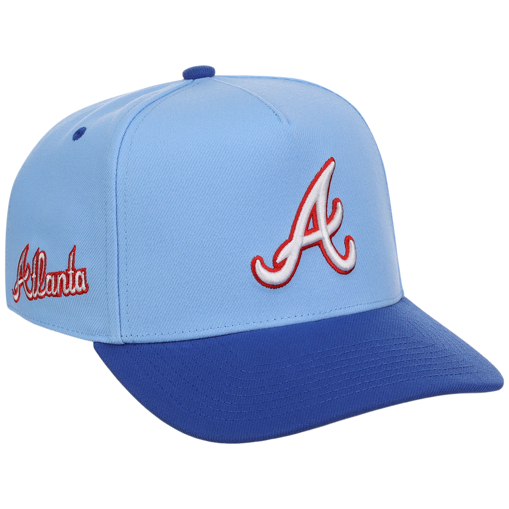 Atlanta Braves Mitchell & Ness MLB 'Era Flip' Heritage Series Pro Pinch - Sky/Royal