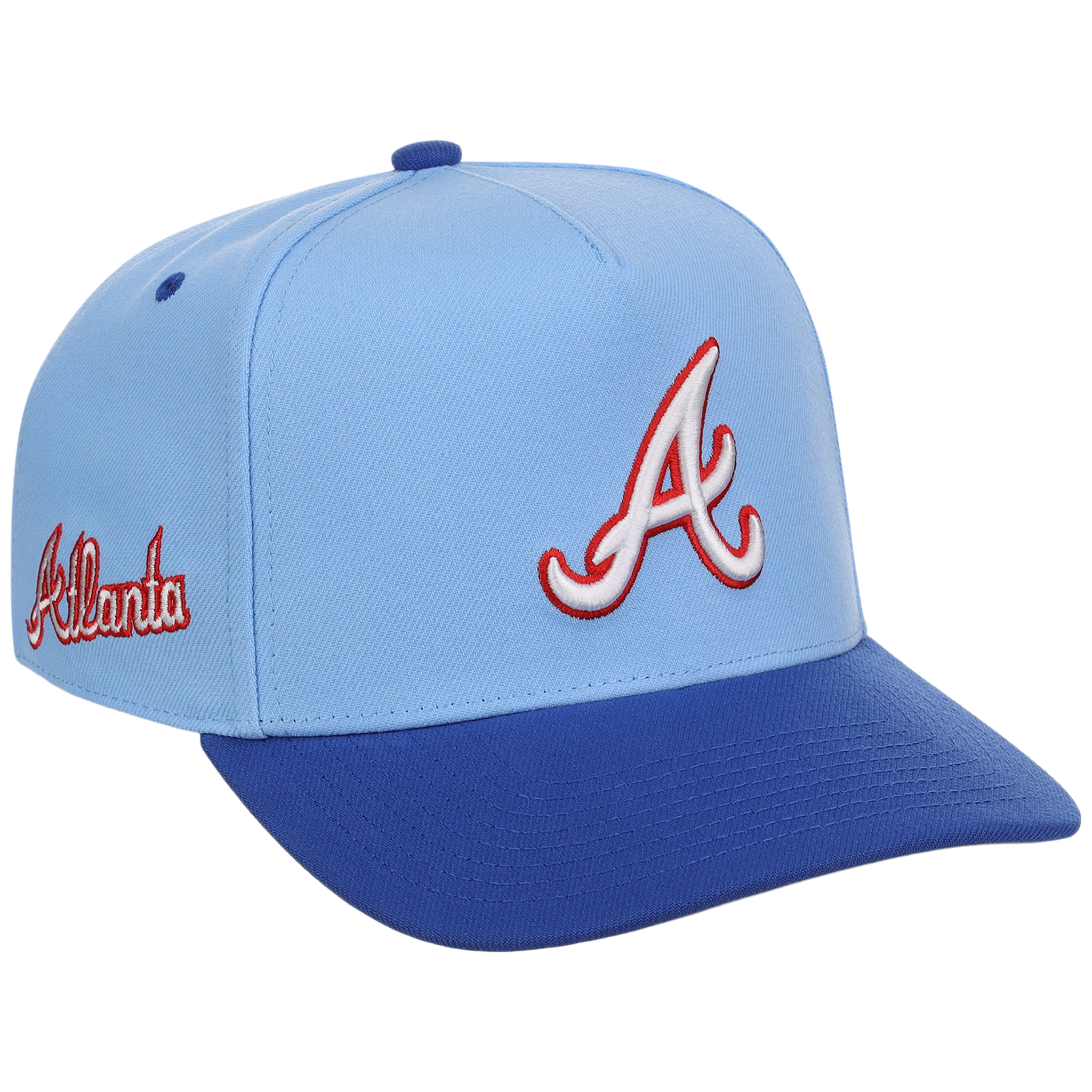 Atlanta Braves Mitchell & Ness MLB 'Era Flip' Heritage Series Pro Pinch - Sky/Royal