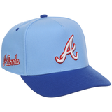 Atlanta Braves Mitchell & Ness MLB 'Era Flip' Heritage Series Pro Pinch - Sky/Royal