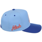 Atlanta Braves Mitchell & Ness MLB 'Era Flip' Heritage Series Pro Pinch - Sky/Royal