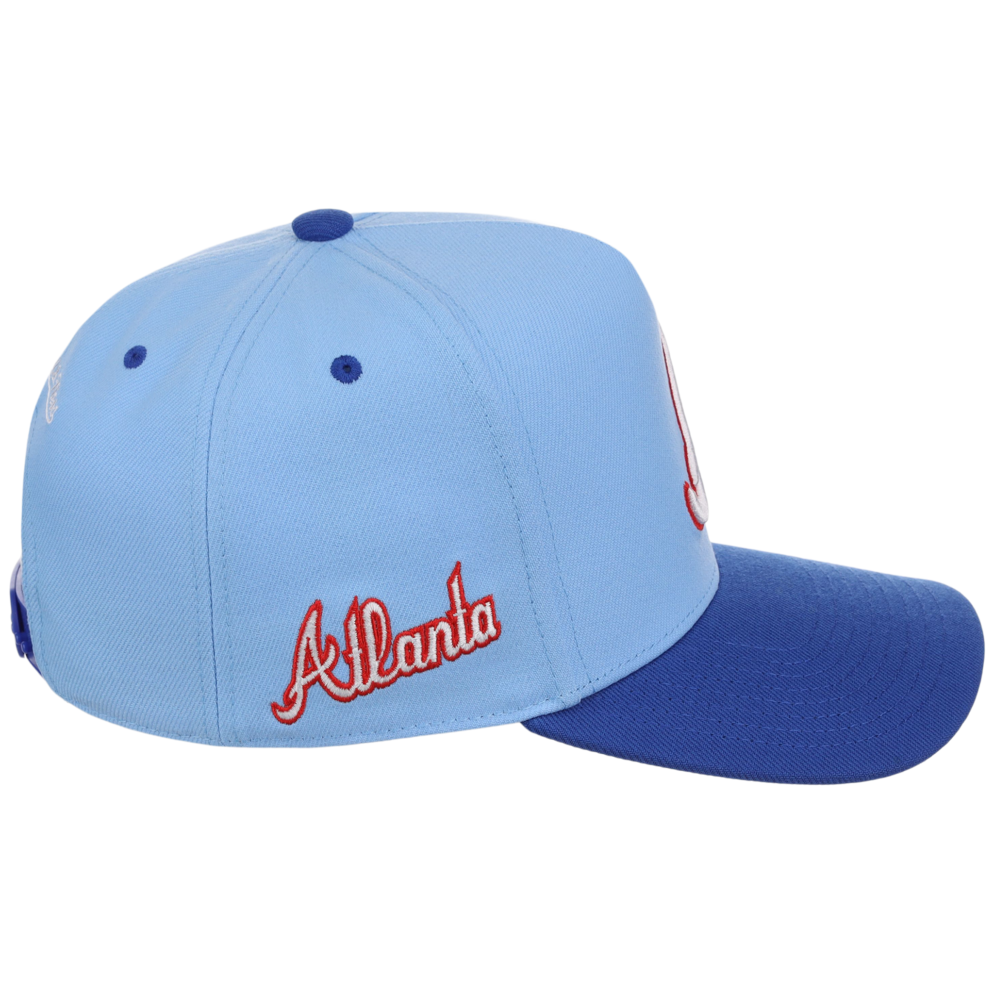Atlanta Braves Mitchell & Ness MLB 'Era Flip' Heritage Series Pro Pinch - Sky/Royal