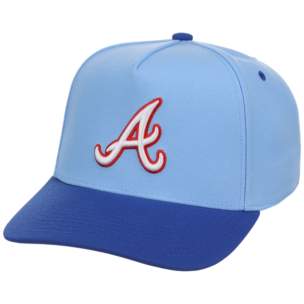 Atlanta Braves Mitchell & Ness MLB 'Era Flip' Heritage Series Pro Pinch - Sky/Royal