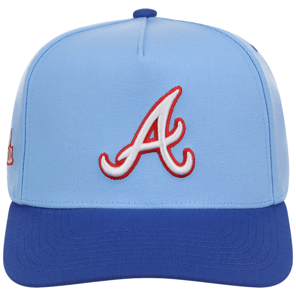 Atlanta Braves Mitchell & Ness MLB 'Era Flip' Heritage Series Pro Pinch - Sky/Royal