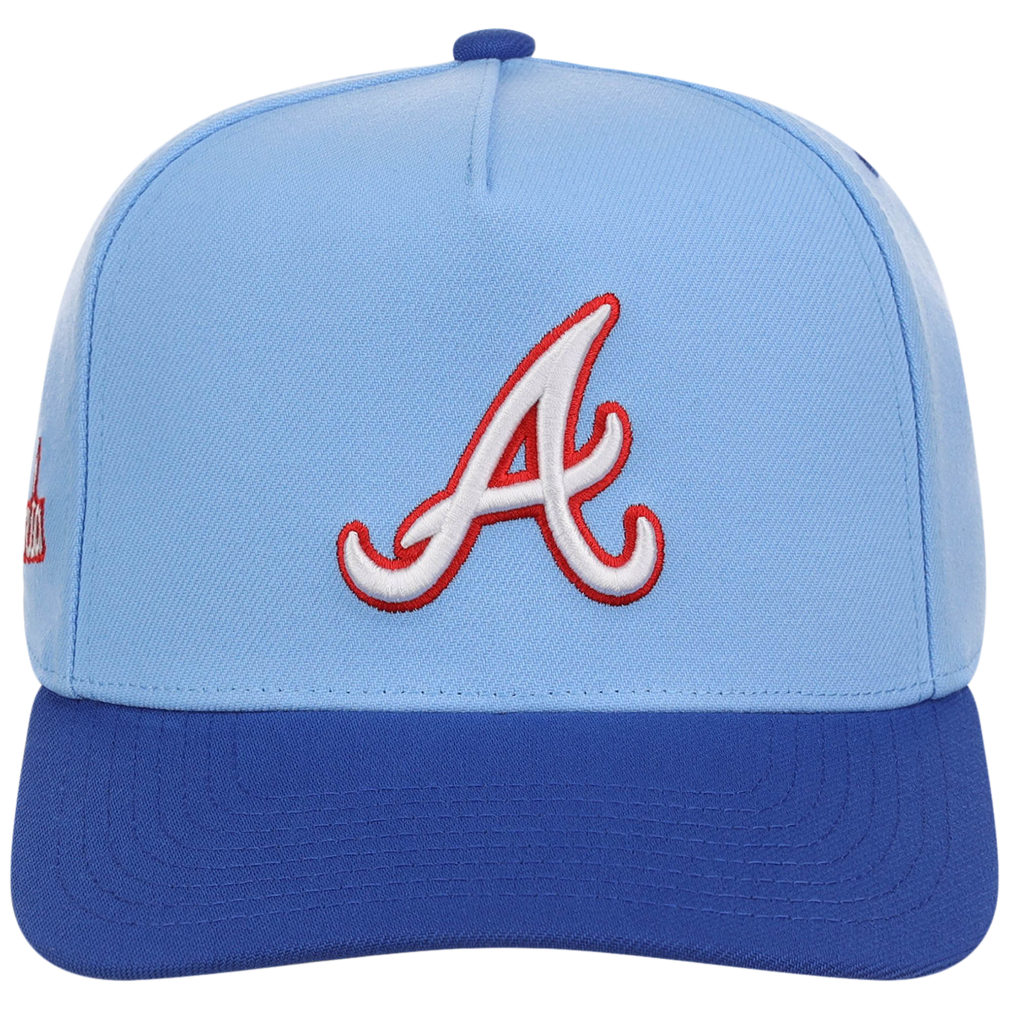 Atlanta Braves Mitchell & Ness MLB 'Era Flip' Heritage Series Pro Pinch - Sky/Royal