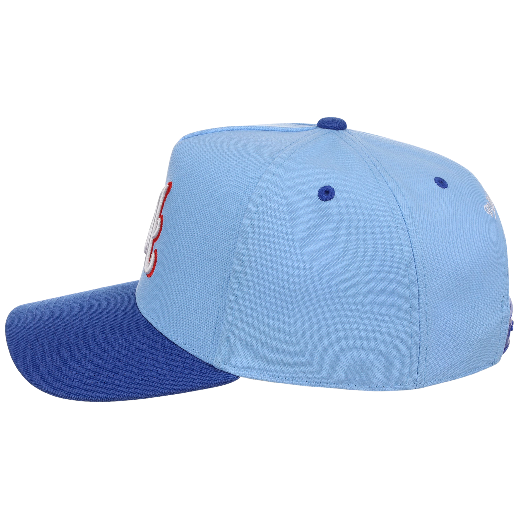 Atlanta Braves Mitchell & Ness MLB 'Era Flip' Heritage Series Pro Pinch - Sky/Royal