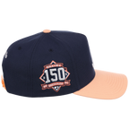 Atlanta Braves Mitchell & Ness MLB 'Era Flip' Heritage Series Pro Pinch - Navy/Peach