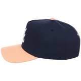 Atlanta Braves Mitchell & Ness MLB 'Era Flip' Heritage Series Pro Pinch - Navy/Peach