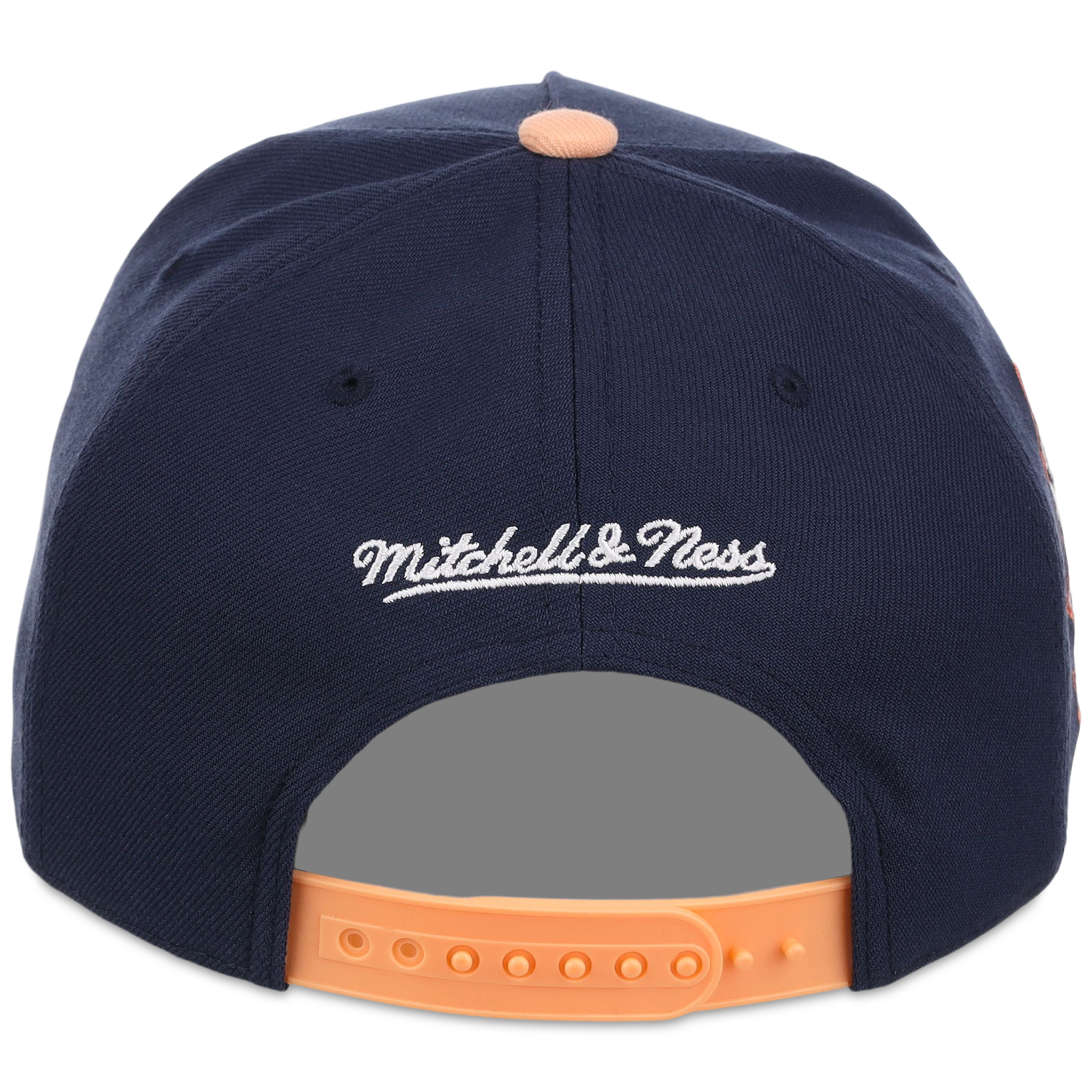 Atlanta Braves Mitchell & Ness MLB 'Era Flip' Heritage Series Pro Pinch - Navy/Peach