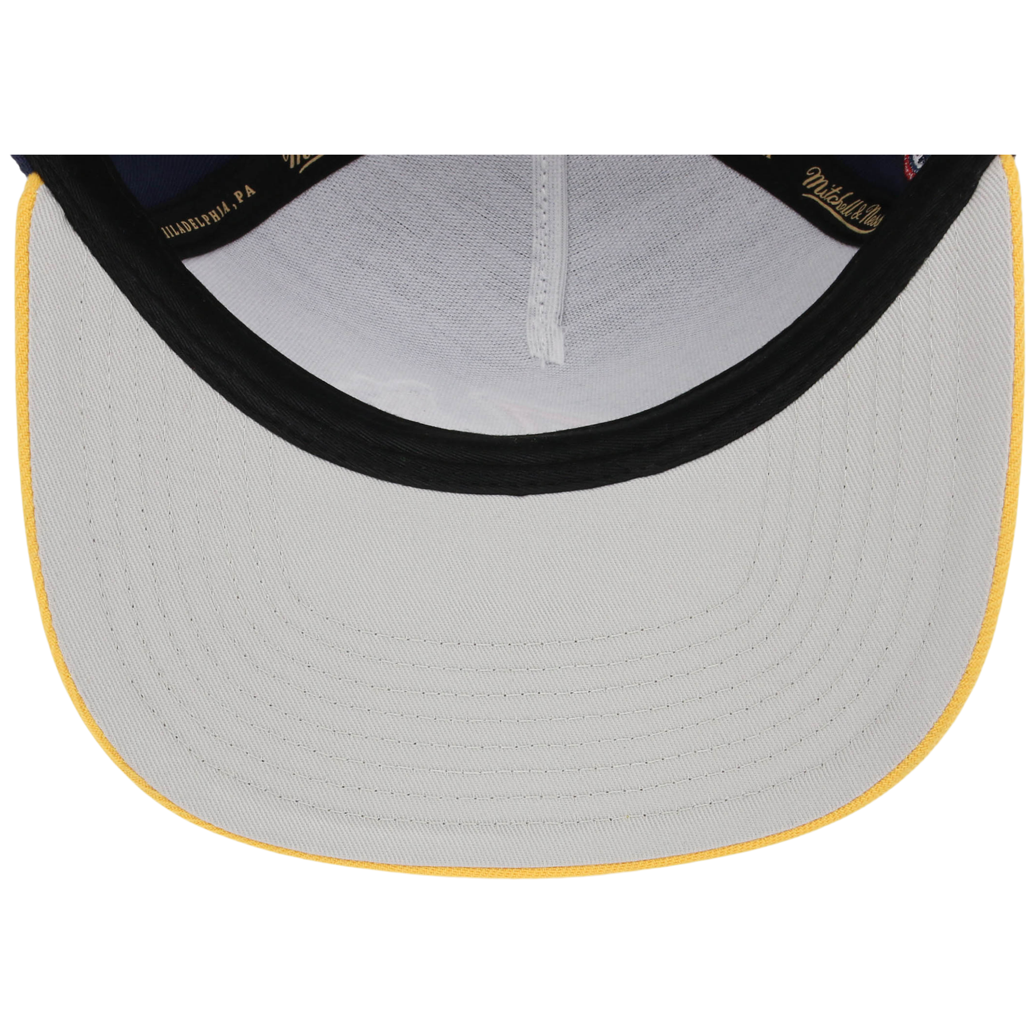 Atlanta Braves Mitchell & Ness MLB 'Era Flip' Heritage Series Pro Pinch - Navy/Yellow