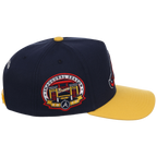 Atlanta Braves Mitchell & Ness MLB 'Era Flip' Heritage Series Pro Pinch - Navy/Yellow