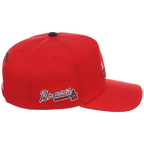 Atlanta Braves Mitchell & Ness MLB 'Era Flip' Heritage Series Pro Pinch - Red/Red