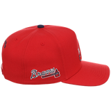 Atlanta Braves Mitchell & Ness MLB 'Era Flip' Heritage Series Pro Pinch - Red/Red