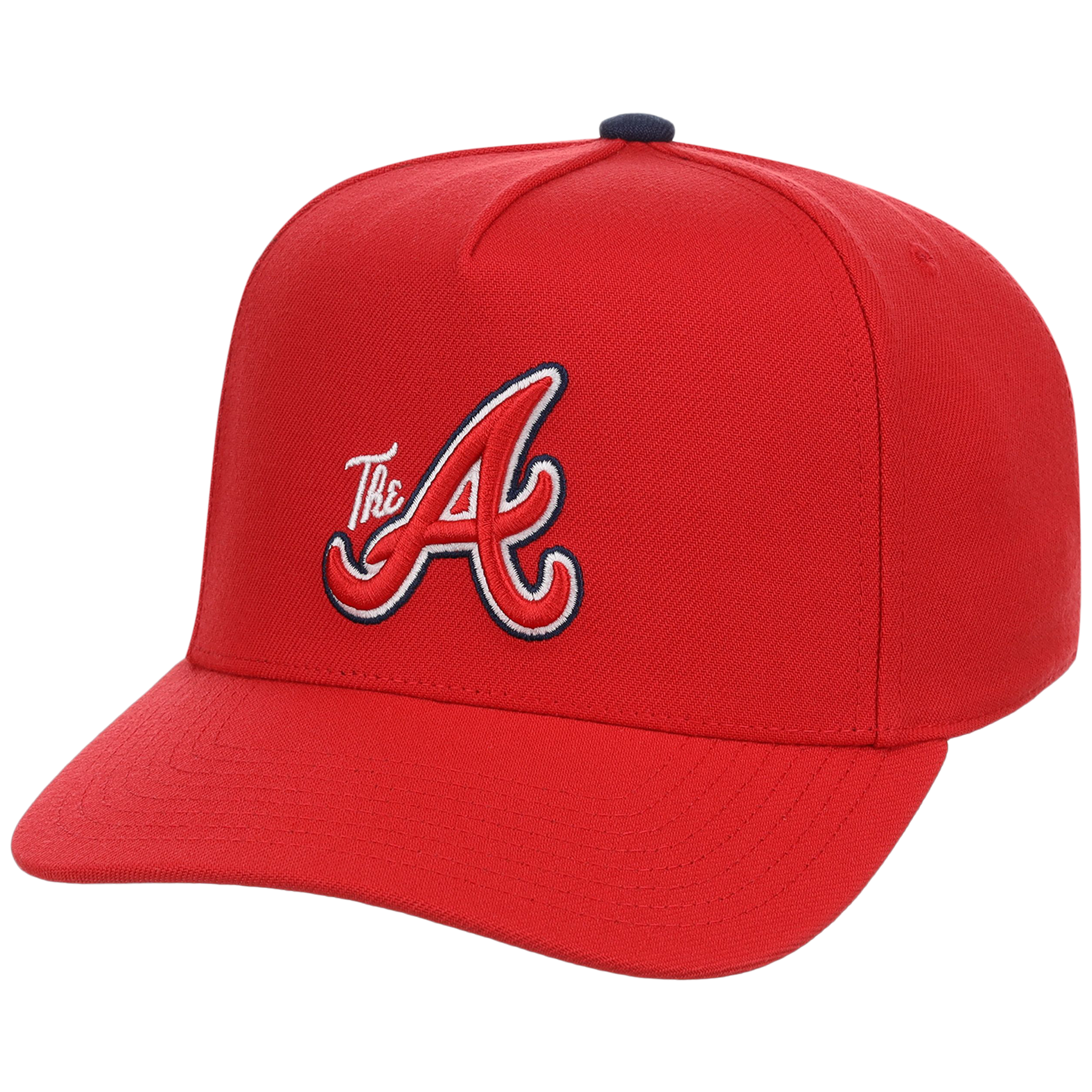 Atlanta Braves Mitchell & Ness MLB 'Era Flip' Heritage Series Pro Pinch - Red/Red