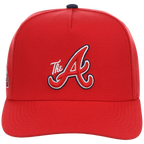 Atlanta Braves Mitchell & Ness MLB 'Era Flip' Heritage Series Pro Pinch - Red/Red
