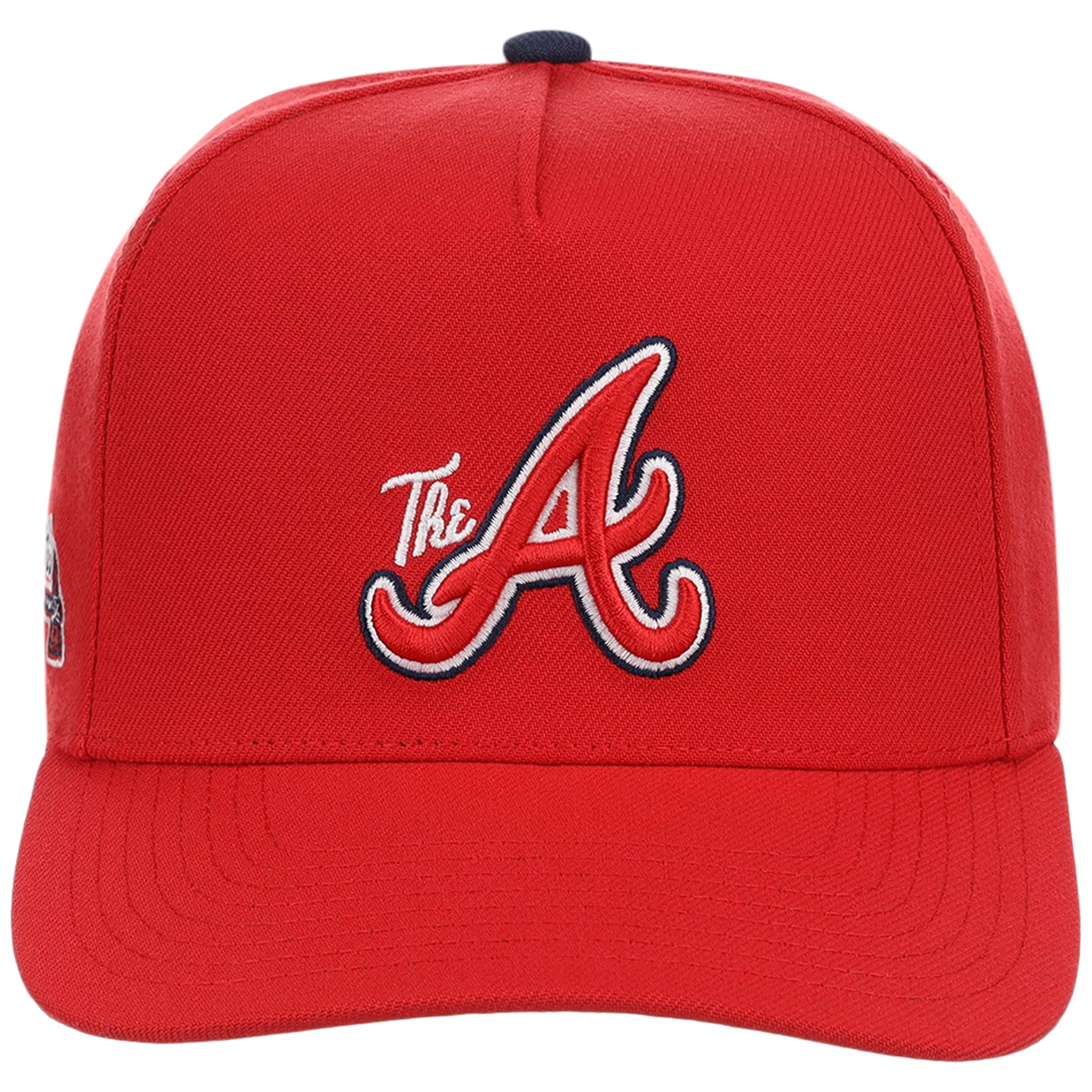 Atlanta Braves Mitchell & Ness MLB 'Era Flip' Heritage Series Pro Pinch - Red/Red