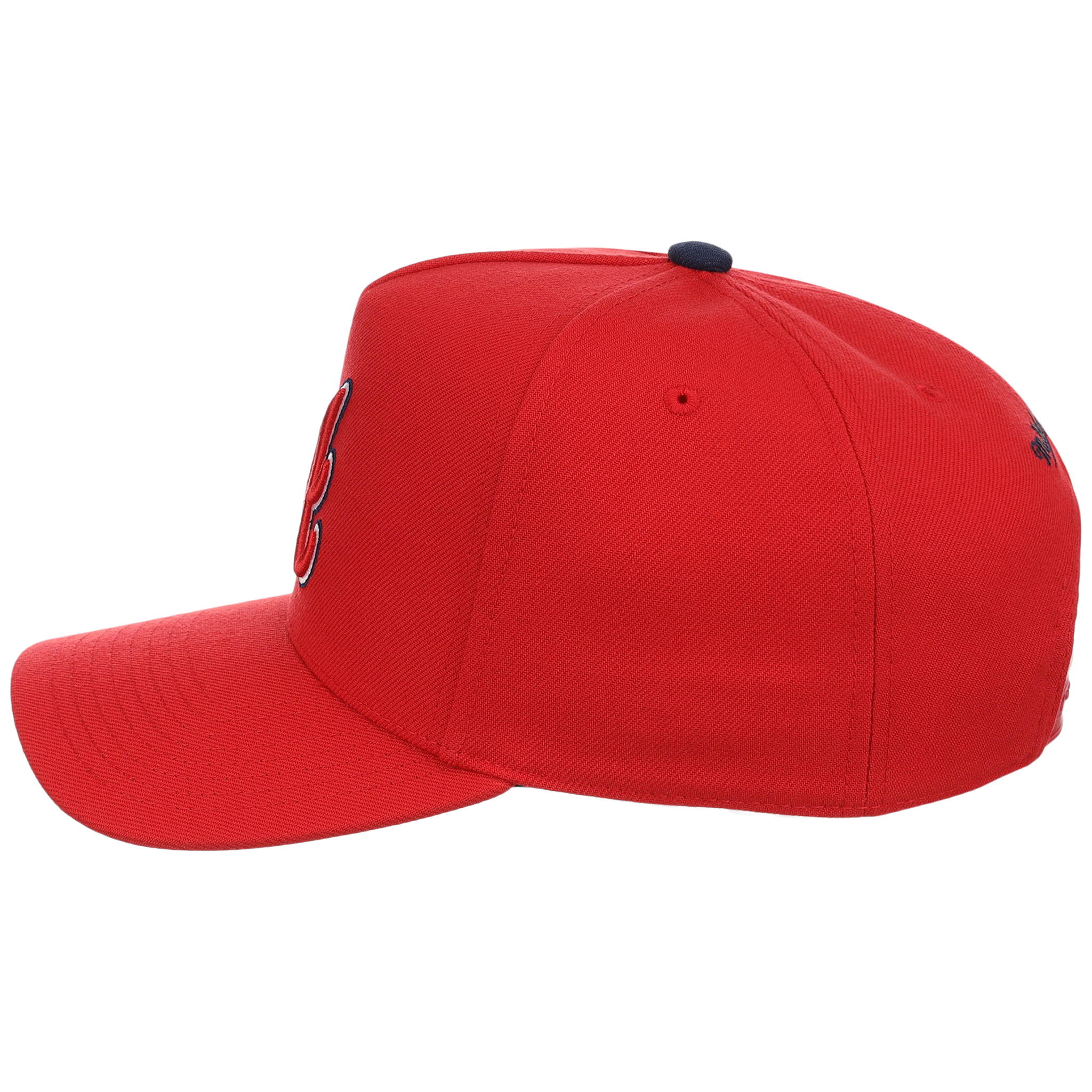Atlanta Braves Mitchell & Ness MLB 'Era Flip' Heritage Series Pro Pinch - Red/Red