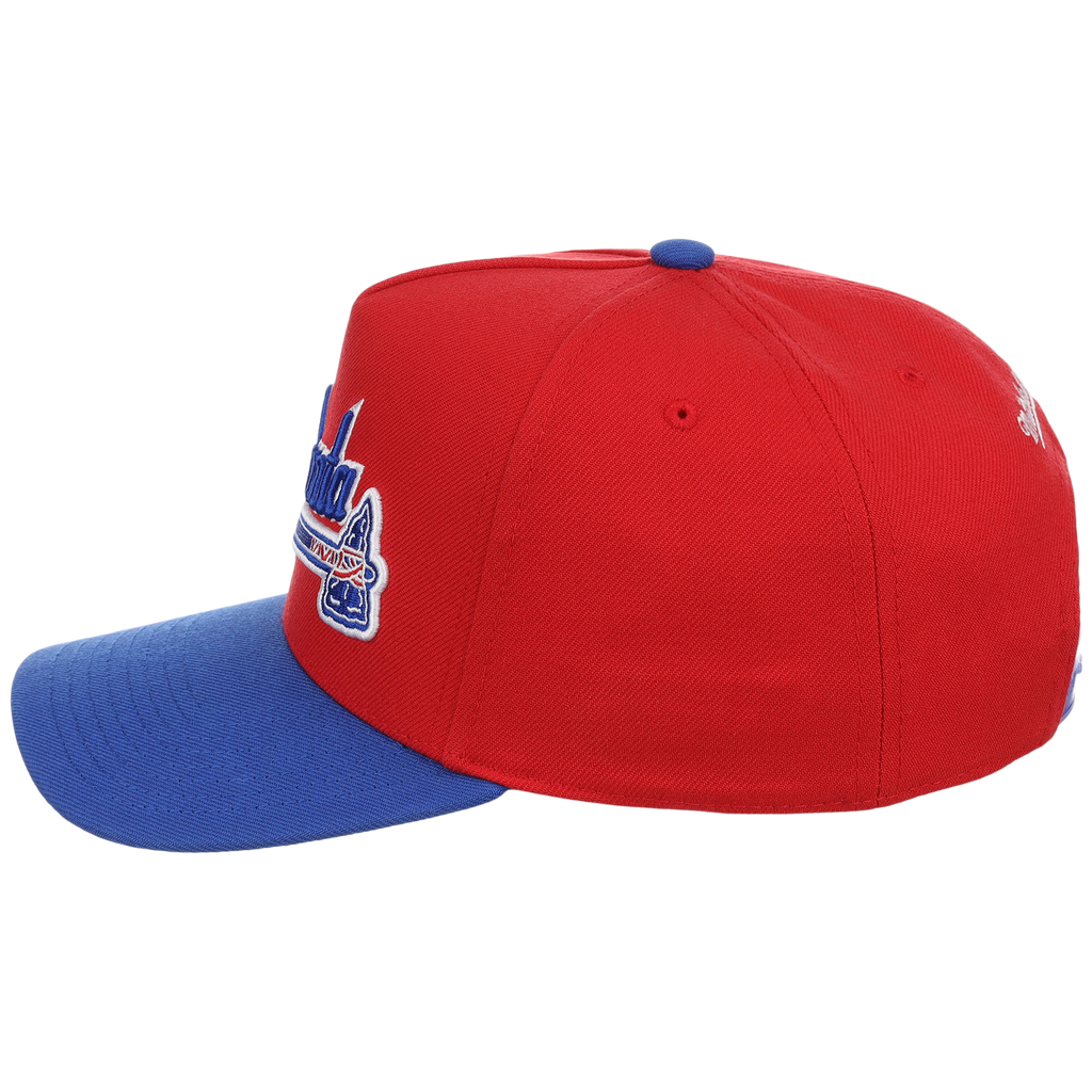 Atlanta Braves Mitchell & Ness MLB 'Era Flip' Heritage Series Pro Pinch - Red/Red