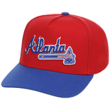 Atlanta Braves Mitchell & Ness MLB 'Era Flip' Heritage Series Pro Pinch - Red/Red