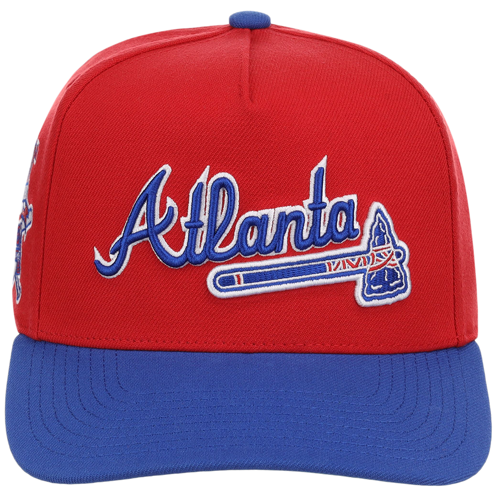 Atlanta Braves Mitchell & Ness MLB 'Era Flip' Heritage Series Pro Pinch - Red/Red