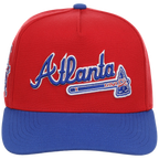 Atlanta Braves Mitchell & Ness MLB 'Era Flip' Heritage Series Pro Pinch - Red/Red