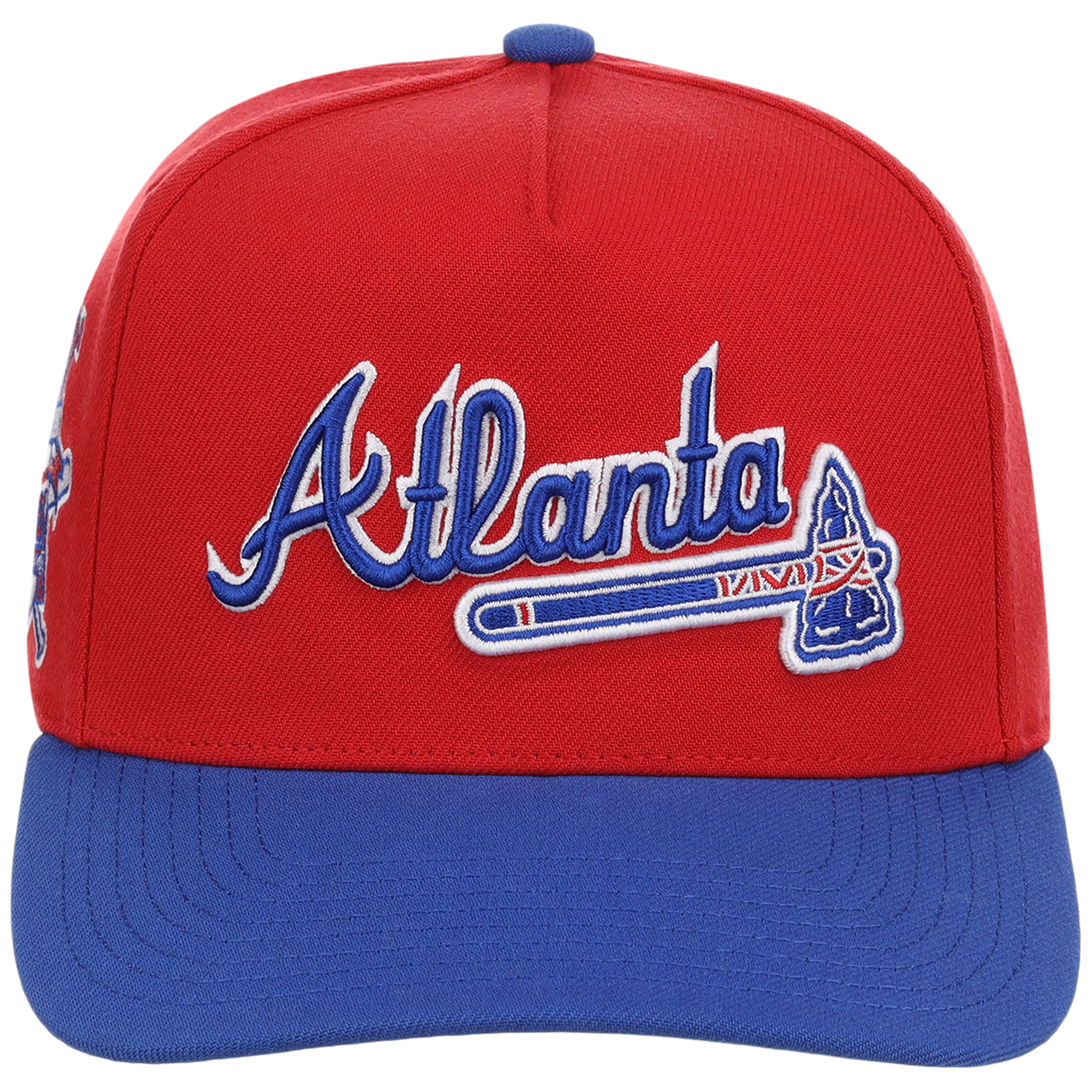 Atlanta Braves Mitchell & Ness MLB 'Era Flip' Heritage Series Pro Pinch - Red/Red