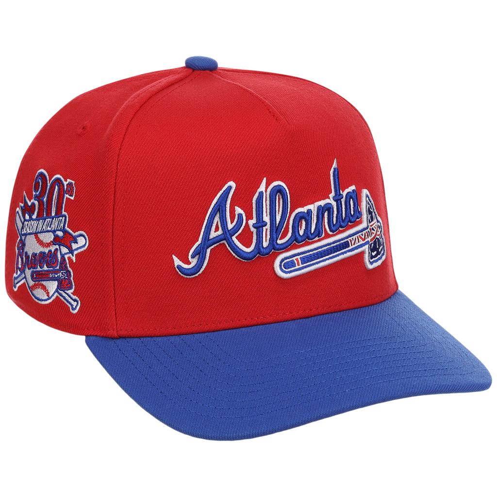 Atlanta Braves Mitchell & Ness MLB 'Era Flip' Heritage Series Pro Pinch - Red/Red