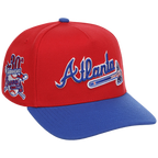 Atlanta Braves Mitchell & Ness MLB 'Era Flip' Heritage Series Pro Pinch - Red/Red