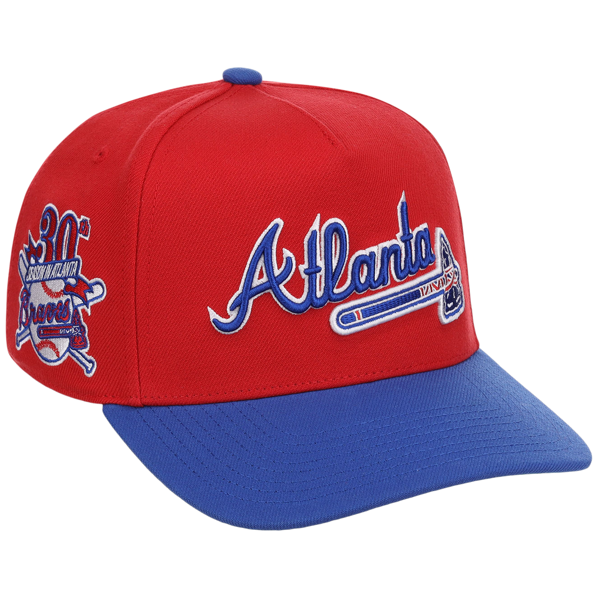 Atlanta Braves Mitchell & Ness MLB 'Era Flip' Heritage Series Pro Pinch - Red/Red